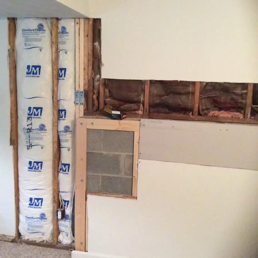 Wall insulation replacement during Structural Drying in Taylor Mill